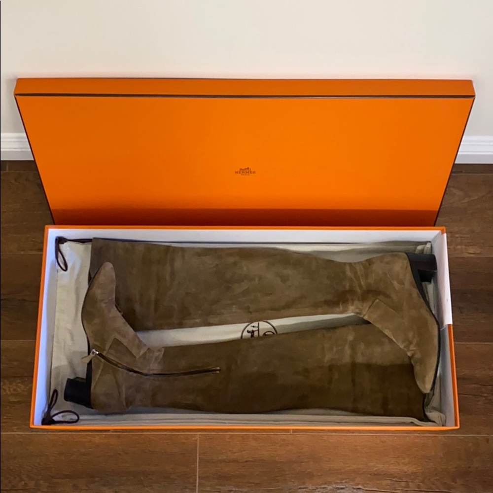 HERMÈS STRONG THIGH HIGH BOOTS - Picture 3 of 13